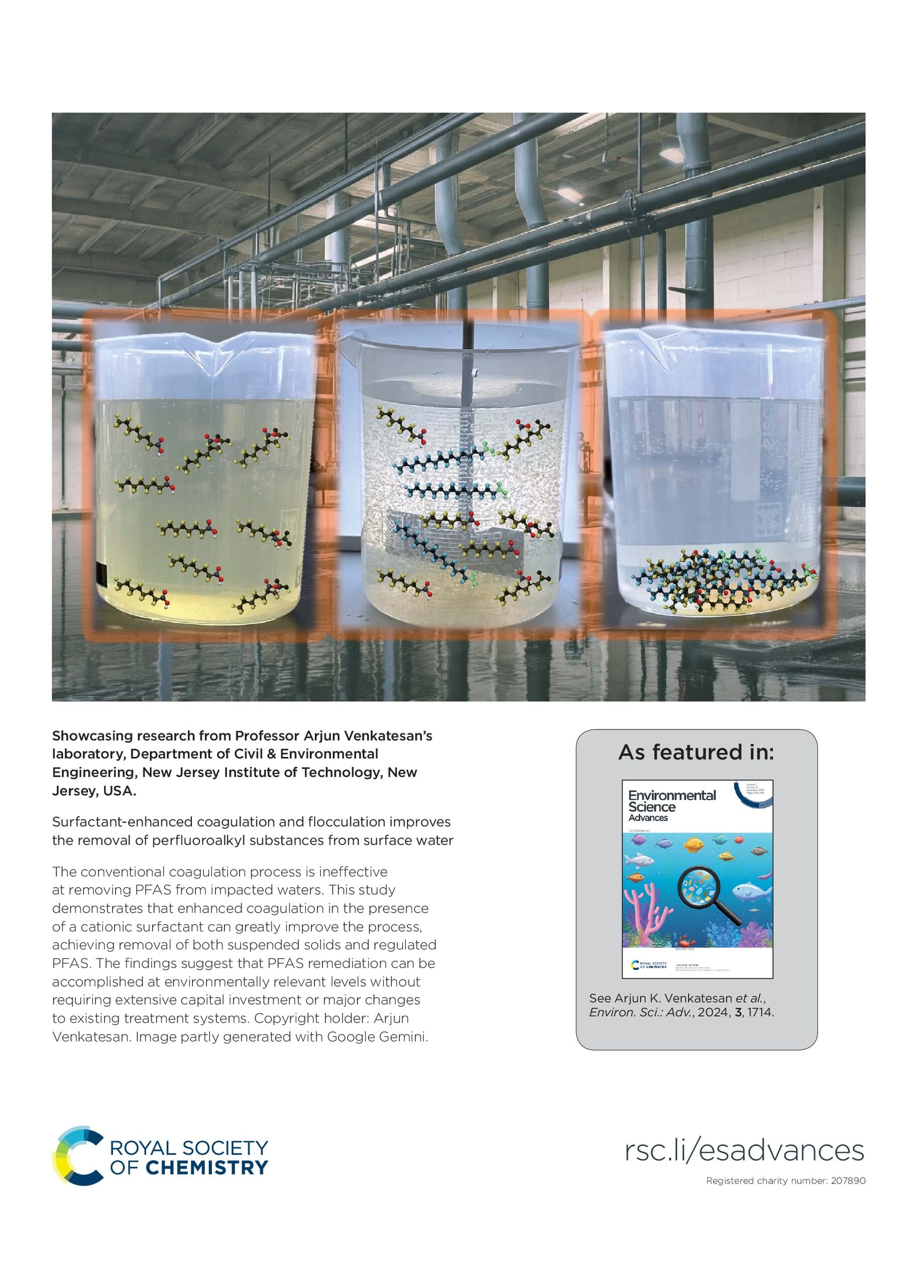 Publication: Coagulation and flocculation enhanced by surfactants